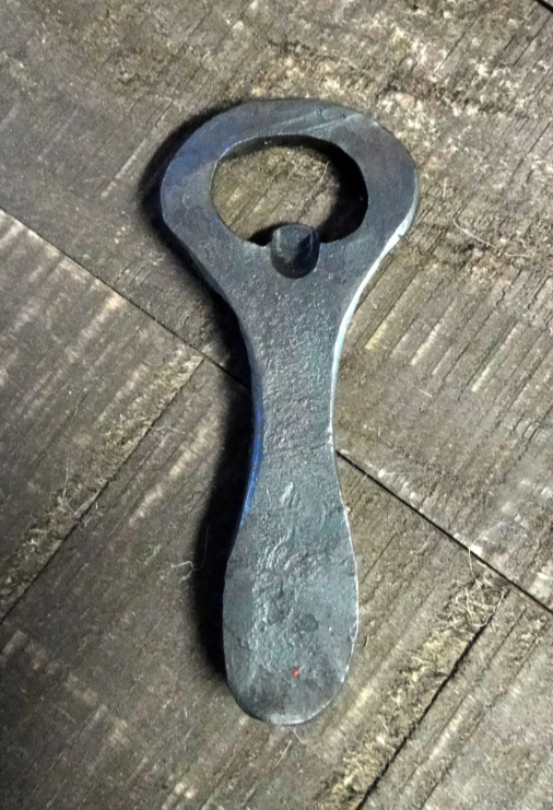 Hand Forged Bottle Opener, Iron Bottle Opener, Steel Bottle Opener, Birthday Gift, Hammered, Handmade, Fathers Day, Anniversary Gift