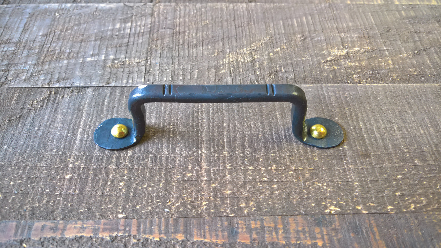 Natural Raw Metal Cabinet Pull, Dresser Handle, Furniture Pull, Iron Handle, Forged, Industrial, Farmhouse, Drawer Pull, Kitchen Handle, Cabinet Handle