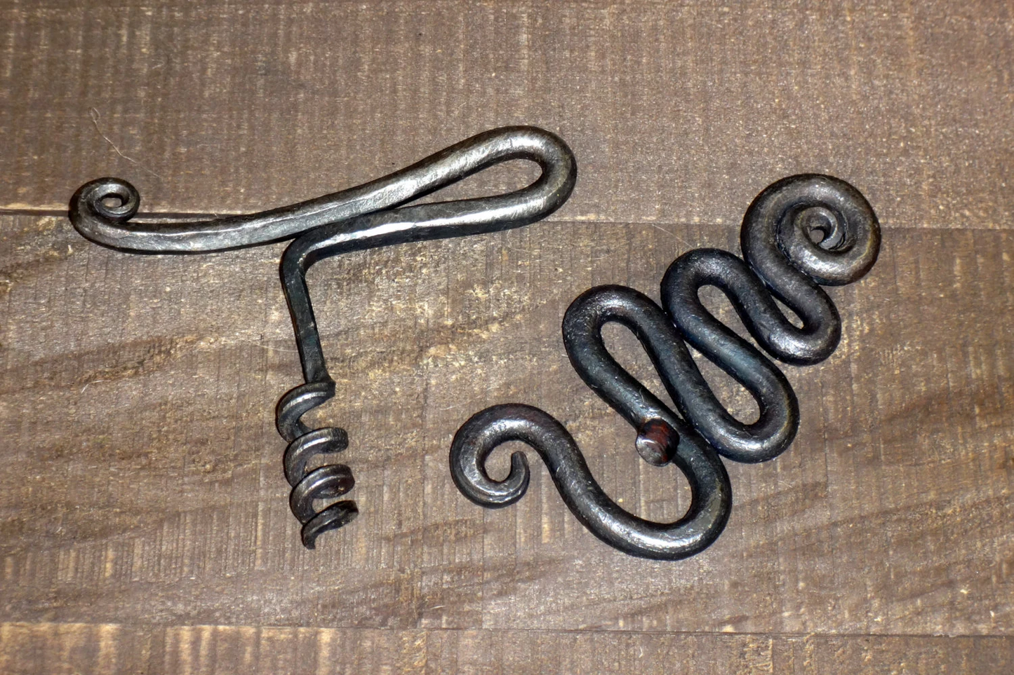 Iron Corkscrew, Forged, Christmas Gift, Wine Bottle Opener, Iron Bottle Opener, Steel Corkscrew, Birthday Gift, Hammered, Handmade