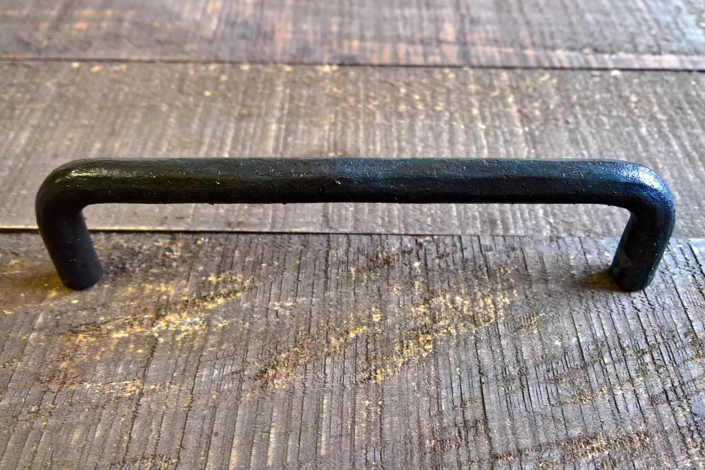 Natural Raw Steel Cabinet Pull, Dresser Handle, Furniture Pull, Iron Handle, Forged, Industrial, Farmhouse, Drawer Pull, Kitchen Handle, Cabinet Handle