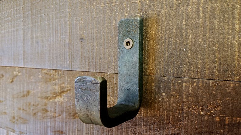 Natural Raw Wall Hooks, Steel Coat Hook, Iron Robe Hooks, Metal Farmhouse Hook, Bathroom Hooks, Bedroom Hooks, Towel Hook