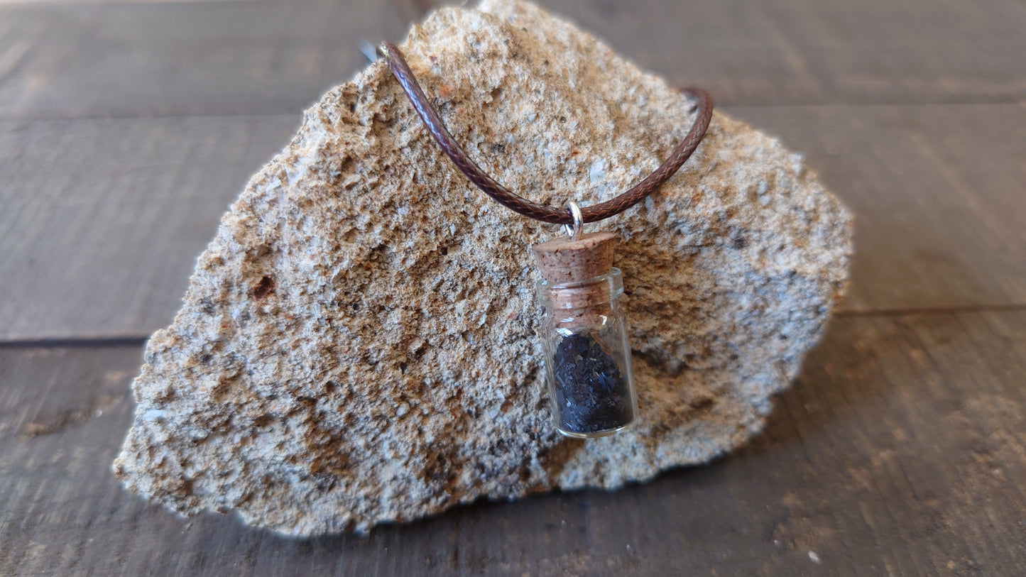 Blacksmith's Forge Anvil Dust Pendant Charm, Customizable, Brass, Copper, Micro Charms