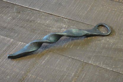 Estate Series Hand Forged Bottle Opener, Iron Bottle Opener, Steel Bottle Opener, Birthday Gift, Hammered, Handmade, Fathers Day, Anniversary Gift