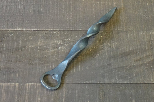 Estate Series Hand Forged Bottle Opener, Iron Bottle Opener, Steel Bottle Opener, Birthday Gift, Hammered, Handmade, Fathers Day, Anniversary Gift