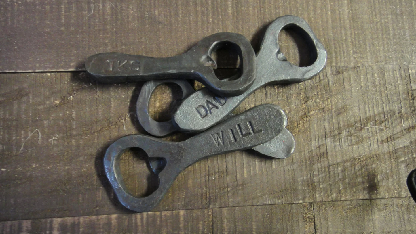 Hand Forged Bottle Opener, Iron Bottle Opener, Steel Bottle Opener, Birthday Gift, Hammered, Handmade, Fathers Day, Anniversary Gift