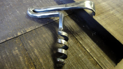 Plane Shift Series Iron Corkscrew, Forged, Wine Bottle Opener, Iron Bottle Opener, Steel Corkscrew, Birthday Gift, Hammered, Handmade, Anniversary Gift (Copy)