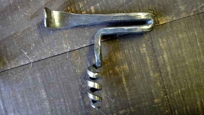 Plane Shift Series Iron Corkscrew, Forged, Wine Bottle Opener, Iron Bottle Opener, Steel Corkscrew, Birthday Gift, Hammered, Handmade, Anniversary Gift (Copy)