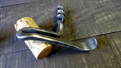 Plane Shift Series Iron Corkscrew, Forged, Wine Bottle Opener, Iron Bottle Opener, Steel Corkscrew, Birthday Gift, Hammered, Handmade, Anniversary Gift (Copy)