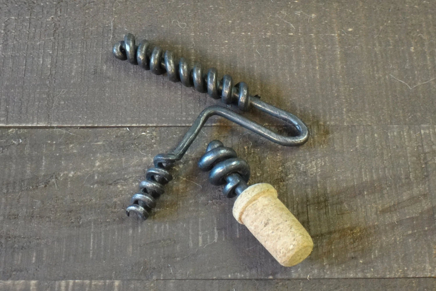 Ranch Series Forged Cork Wine Bottle Stopper, Iron Wine Bottle Stopper, Steel Wine Stopper, Birthday Gift, Hammered, Handmade, Anniversary Gift