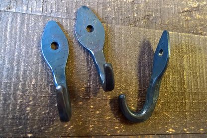 Forged Wall Hook, Metal Coat Hooks, Wrought Iron Steel Robe Hooks, Farmhouse Hook