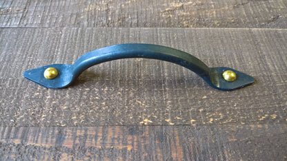 Natural Raw Metal Cabinet Pull, Dresser Handle, Furniture Pull, Iron Handle, Forged, Industrial, Farmhouse, Drawer Pull, Kitchen Handle, Cabinet Handle