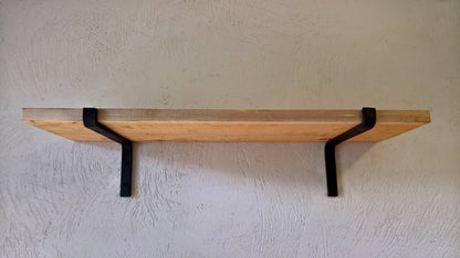 Blackened Steel Shelf Bracket, Forged, Iron Shelf Bracket, Kitchen Bracket, Metal Shelf Bracket, Open Shelf, Custom Shelving, Farmhouse, Rustic