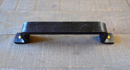 Thick Barn Door Style Handle, Heavy Duty Pull, Steel Furniture Pull, Industrial, Farmhouse Pull, Drawer Pull, Kitchen Handle