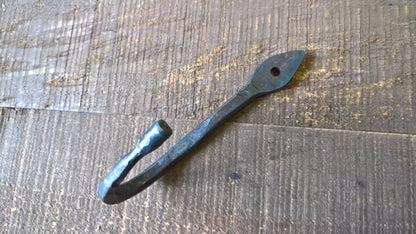 Metal Hook, Wrought Iron Wall Hook, Rustic Coat Hooks, Steel Hooks, Farmhouse Hook