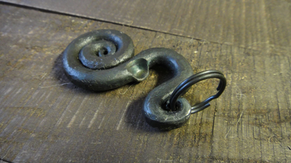 Hand Forged Bottle Opener Keychain, Iron Bottle Opener, Steel Bottle Opener, Groomsmen Gift, Hammered, Handmade, Fathers Day
