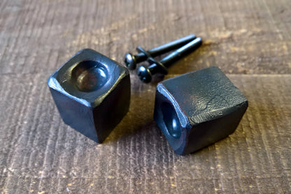 Steel Cabinet Pull, Drawer Knob, Furniture Pull, Iron Knob, Hand Forged, Industrial, Farmhouse, Drawer Pulls, Kitchen Knob, Cabinet Knob