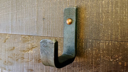 Natural Raw Wall Hooks, Steel Coat Hook, Iron Robe Hooks, Metal Farmhouse Hook, Bathroom Hooks, Bedroom Hooks, Towel Hook