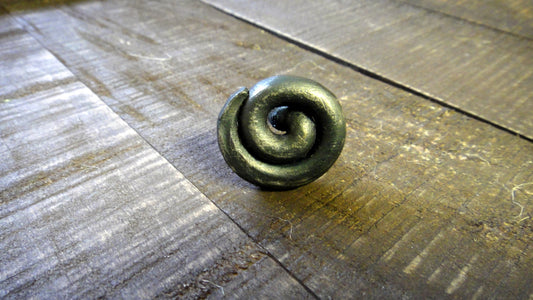 Small, Cabinet Pull, Dresser Knob, Furniture Pulls, Iron Knob, Forged, Industrial, Farmhouse, Drawer Pull, Kitchen, Cabinet Handle