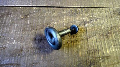 Small, Cabinet Pull, Dresser Knob, Furniture Pulls, Iron Knob, Forged, Industrial, Farmhouse, Drawer Pull, Kitchen, Cabinet Handle