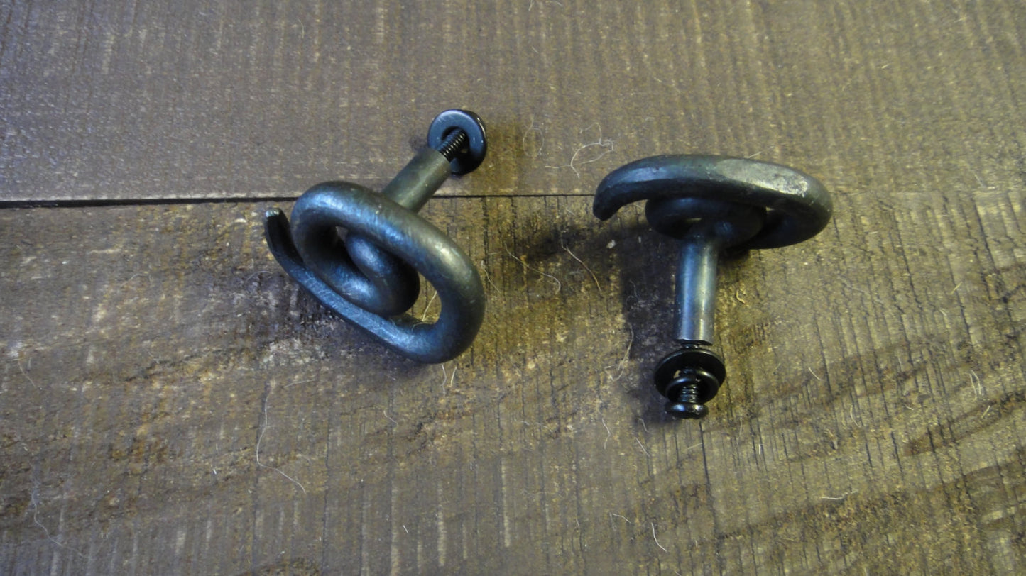 Cabinet Pull, Dresser Knob, Furniture Pull, Iron Knob, Hand Forged, Industrial, Farmhouse, Drawer Pulls, Kitchen Knob, Cabinet Handle